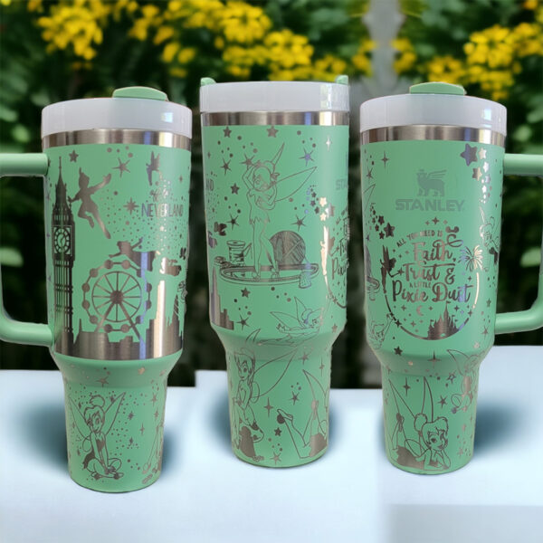 Peter Pan Laser Engraved Tumbler