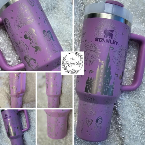 Disney Character Mashup Engraved Custom Tumbler