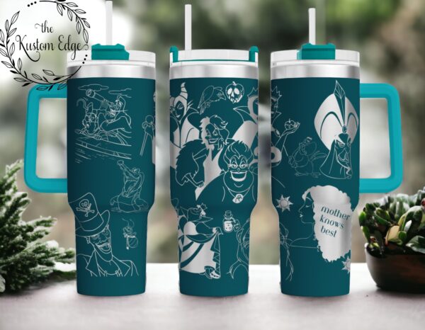 Disney Villains Engraved Custom Tumbler