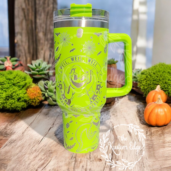 Oogie Boogie Laser Engraved Custom Tumbler - Image 2