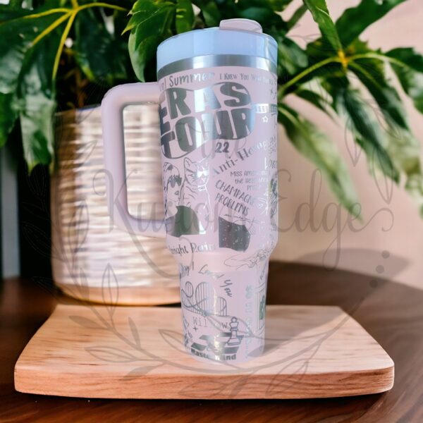 Taylor Swift Eras Tour Laser Engraved Stainless Steel Tumbler