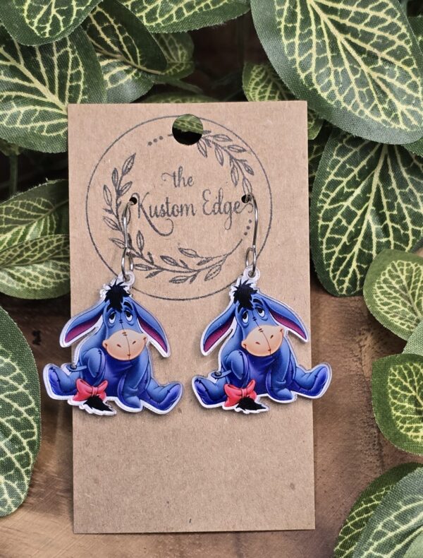 Eeyore Acrylic Earrings