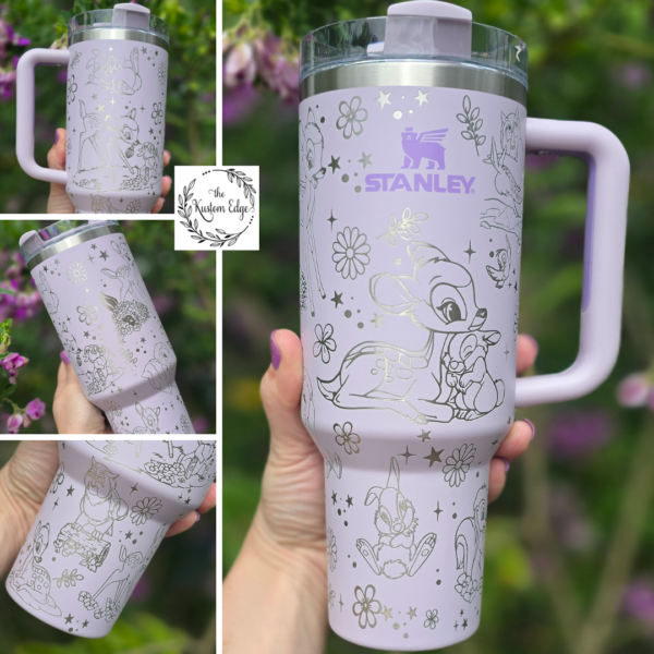 Bambi and Friends Laser Engraved Tumbler