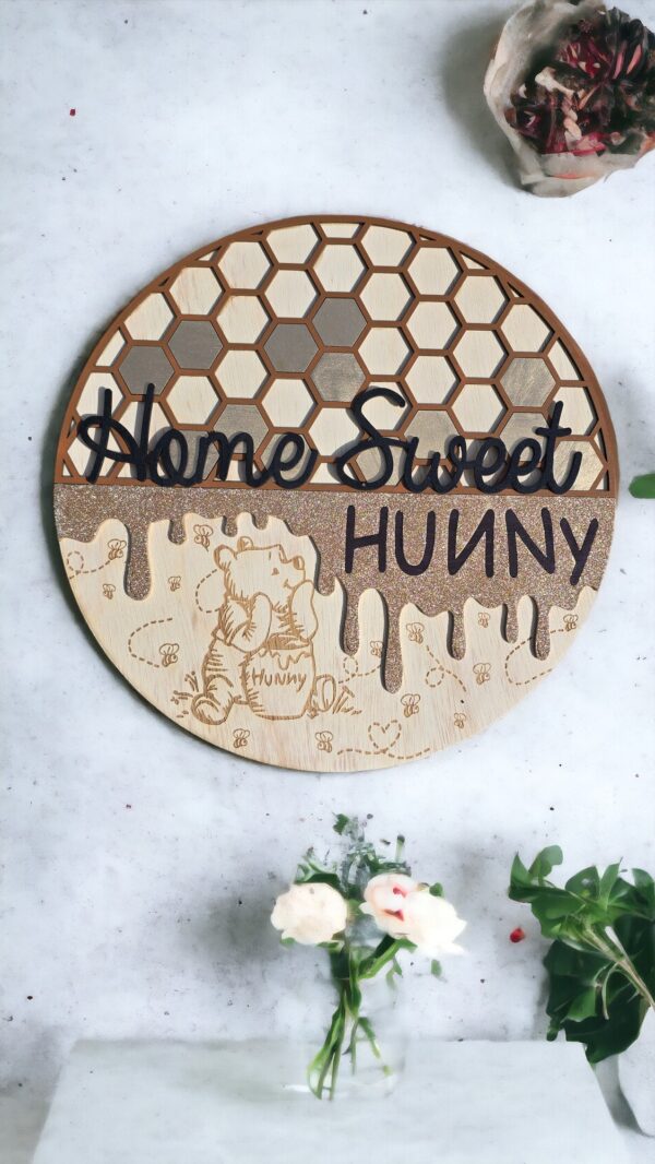 Home Sweet Hunny Winnie The Pooh Sign