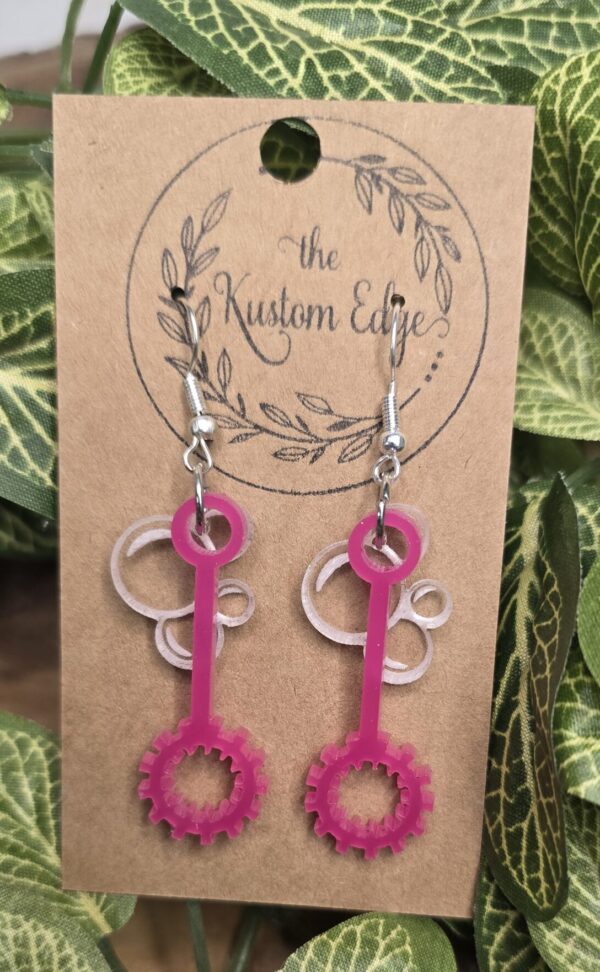 Bubble Wand Dangle Earrings