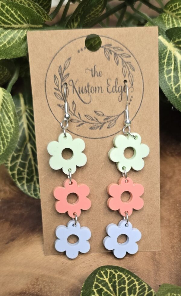 Daisy Chain Dangle Earrings