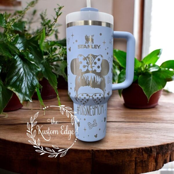 Disney Mom Laser Engraved Stainless Steel Tumbler