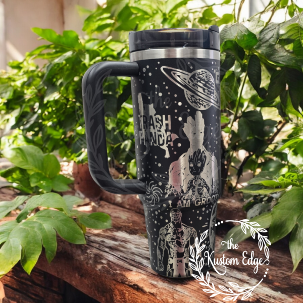 Guardians Of The Galaxy Laser Engraved Stainless Steel Tumbler - Image 3