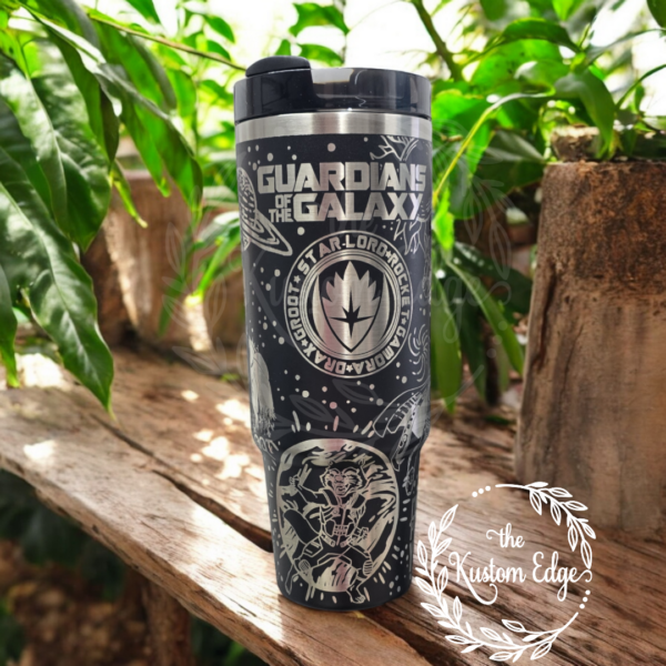 Guardians Of The Galaxy Laser Engraved Stainless Steel Tumbler - Image 2