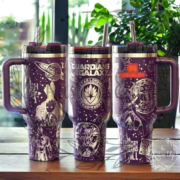 Guardians Of The Galaxy Laser Engraved Stainless Steel Tumbler